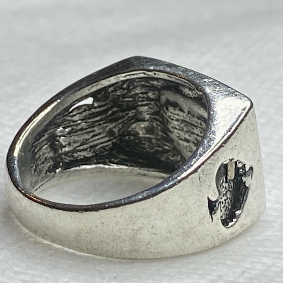 SilverPlated Statement Ring! 7 1/2 - Picture 7 of 9